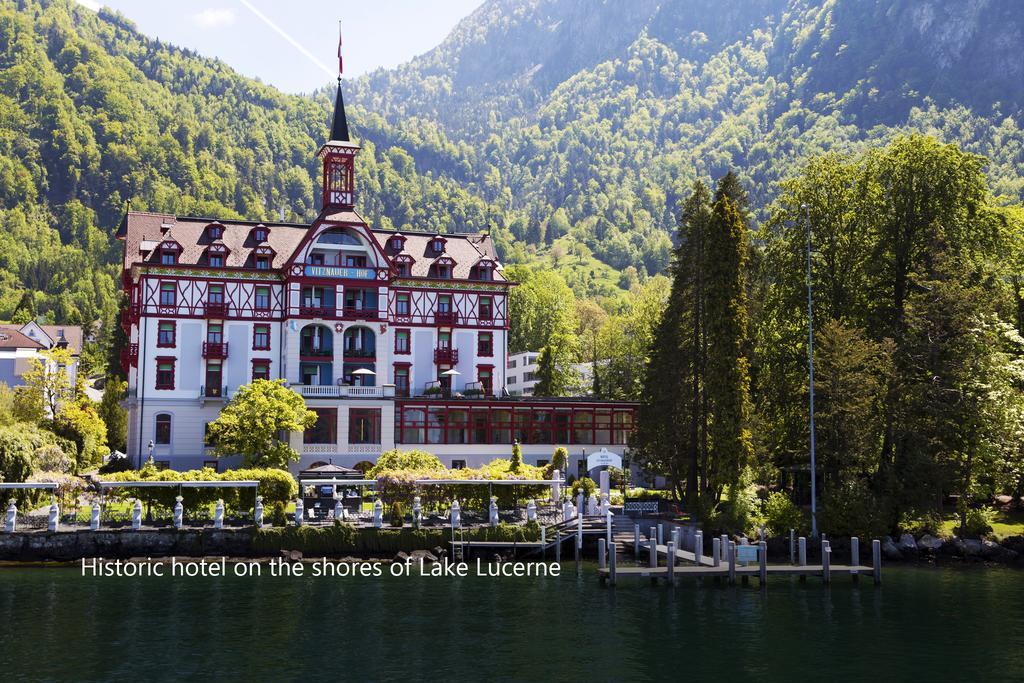 Hotel Vitznauerhof - Lifestyle Hideaway At Lake Lucerne Eksteriør billede