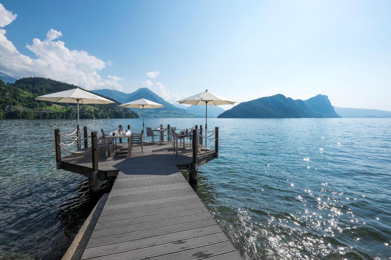 Hotel Vitznauerhof - Lifestyle Hideaway At Lake Lucerne Eksteriør billede